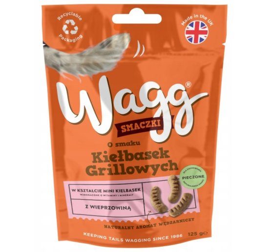 WAGG Treats Grillitud vorstid - koeratoit - 125g