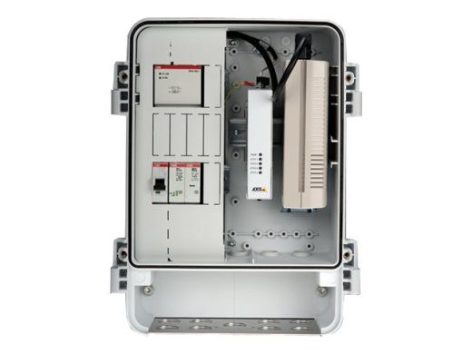 AXIS T98A18-VE Meediateisendi kabiin A Kiudoptiline Ethernetile Fast Ethernet Gigabit Ethernet
