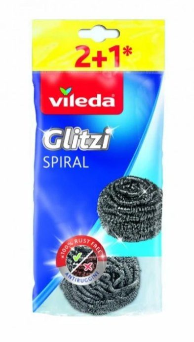 Vileda Glitzi spiraalterast puhastuslapid 3 tk