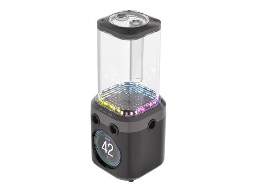CORSAIR iCUE Link XD6 RGB ELITE LCD Pump ja Reservoir Vedeljahutussüsteemile 1-pack Must