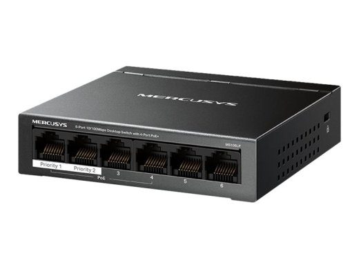 Mercusys MS106LP V1 6-portine kiire Ethernet PoE+ lüliti