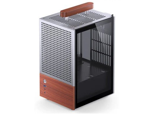 Jonsbo T6 Mini-ITX Väikese Vormifaktoriga Ilma Toiteallikata Hõbedane