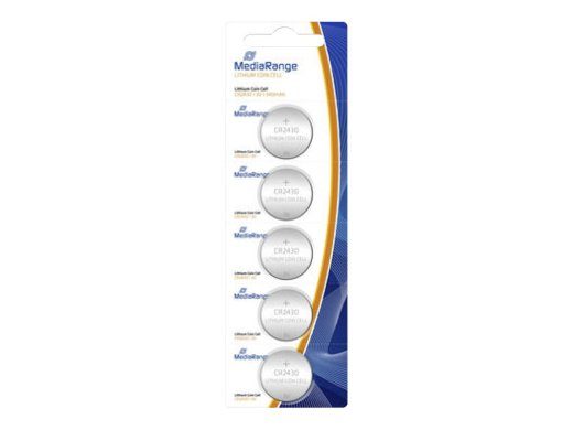 MediaRange CR2430 Standard Batteries 340mAh 5 Pack