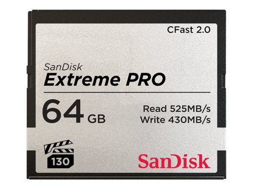 SanDisk Extreme Pro CFast 2.0 kaart 64GB 525MB/s