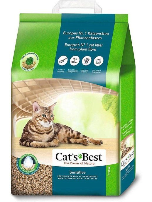 Cat's Best Sensitive puitkassikuivutus - 20 l