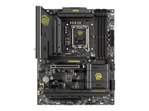 MSI MAG B860 TOMAHAWK WIFI Töötlemise perekond Intel Töötluse pesa LGA1851 DDR5 Toetatud kõvaketta liidesed SATA, M.2 SATA ühenduste arv