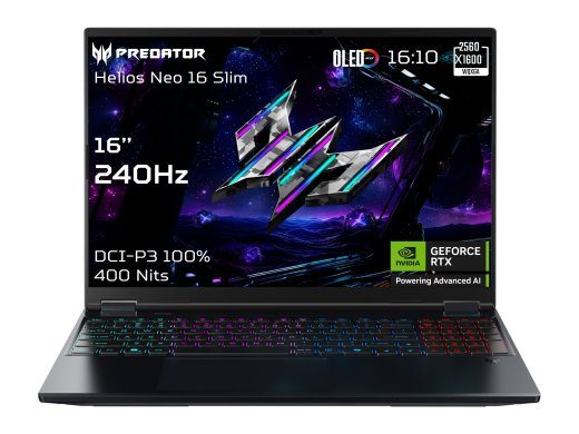 Acer Predator Helios Neo 16S AI PHN16S-71-95J5 Black 16 " OLED WQXGA 240 Hz Intel Core Ultra 9 275HX 64 DDR5 Solid-state drive capacity 1000 NVIDIA...