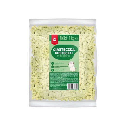 MACED Puppy mint bones cookies - Dog treat - 1 kg