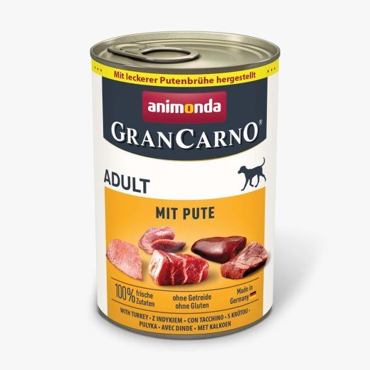 ANIMONDA GranCarno Adult Turkey - niiske koeratoit - 400g
