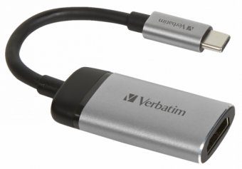 Verbatim USB Type-C Mees - HDMI Mees 10cm 4K