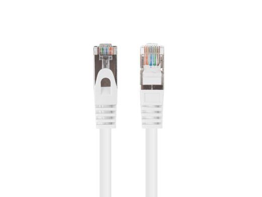Lanberg Patchcord CAT.6 FTP 1.5M fluke passed 10-komplekt, valge