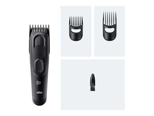 Braun Series 5 HC5530 plaukų kirpimo mašinėlė Juoda