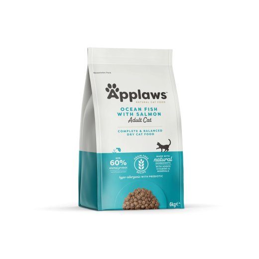 Applaws 5060122497312 dry cat food, 6 kg Adult Fish