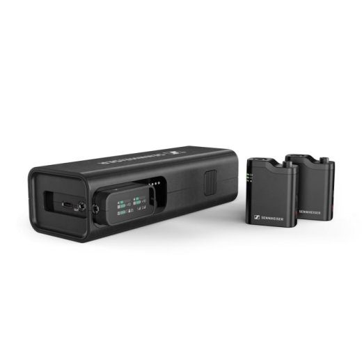 Sennheiseri 2-kanaliline juhtmevaba mikrofonisüsteem - 2.4 GHz multifunktsionaalne