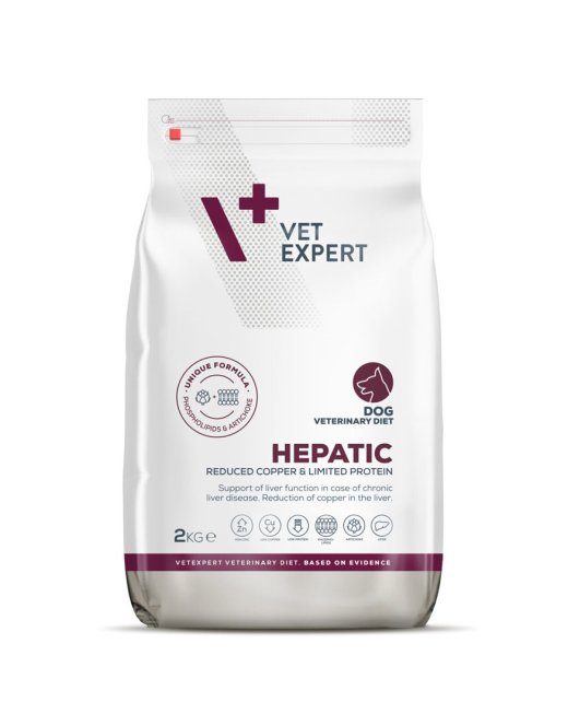 VETEXPERT Veterinaararstide dieet Hepatiit Koer - kuiv koeratoit - 2kg