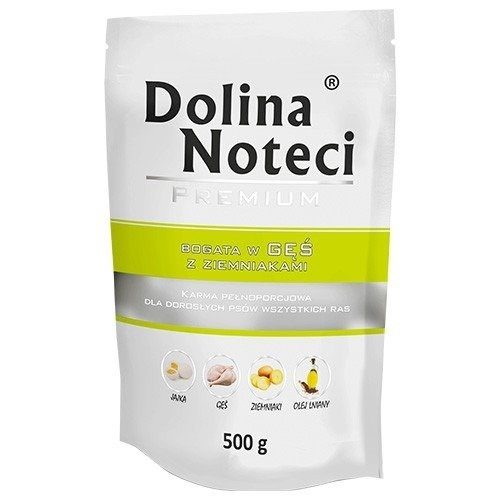 DOLINA NOTECI Premium Rich in goose with potatoes - märg koeratoit - 500 g