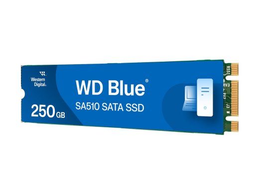 WD Blue SA510 SSD 250GB M.2 2280 SATA III 6Gb/s sisekandja ühepakend SANDISK TOETATUD