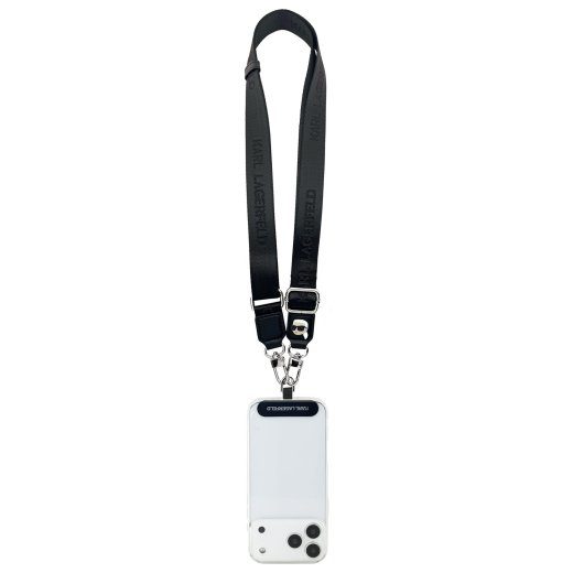 Karl Lagerfeld Universal Crossbody Strap Karl Patch / juodas