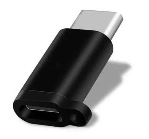 Mocco universaalne adapter Micro USB kuni USB Type-C ühendus must (OEM)