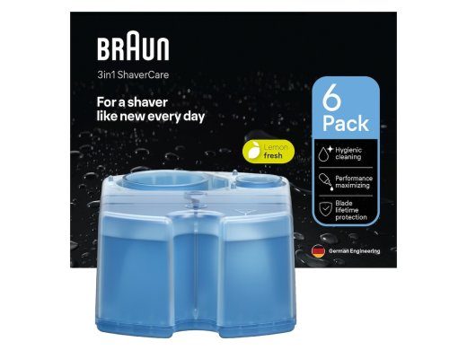 Braun 3-in-1 ShaverCare täitepatruunid SmartCare jaoks 6 tk