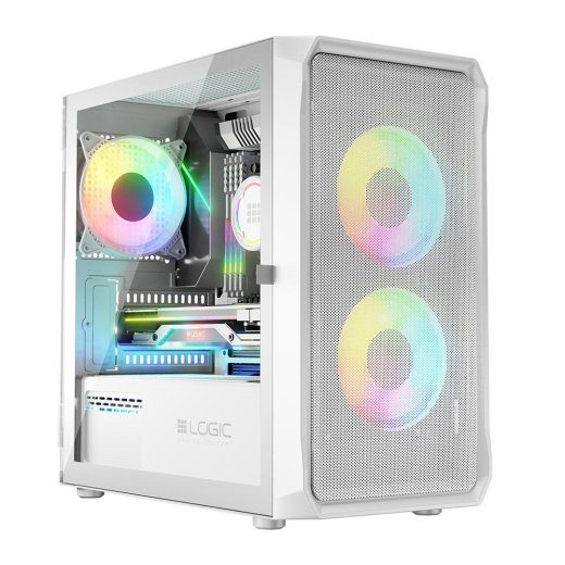 Logic PORTOS ARGB MINI USB 3.0 Valge korpus