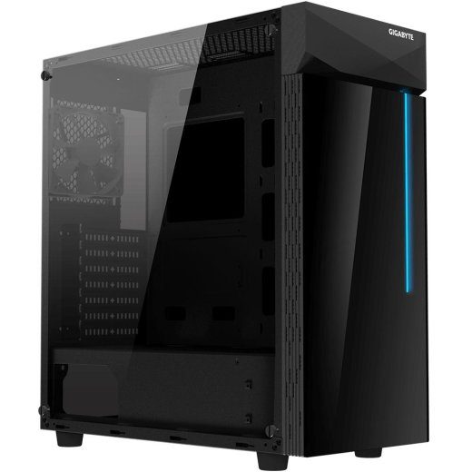 Korpus GIGABYTE C200 GLASS MidiTower Mitte kaasas ATX MiniITX Värvus Must -C200G