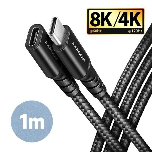Kaabel USB-C pikendus 1M/MUST BUCM32-CF10AB AXAGON