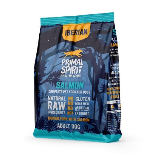 PRIMAL SPIRIT Iberian 70% Lõhe – poolniiske koeratoit – 1 kg
