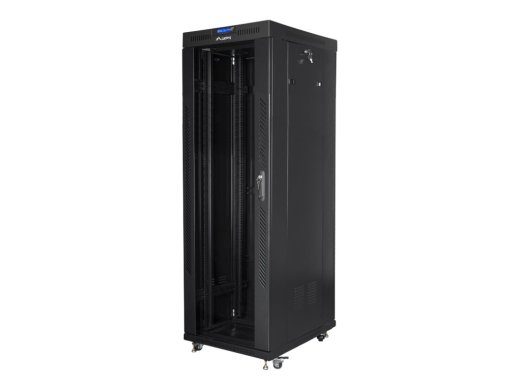 Lanberg Ruumi kapp 19" vaba seisev 37U/800x1000 (tasapakk) klaasuksega, LCD FF01-8037-12BL Must