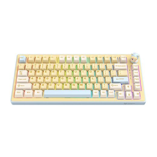 Onikuma MT707 mänguklaviatuur (kollane)