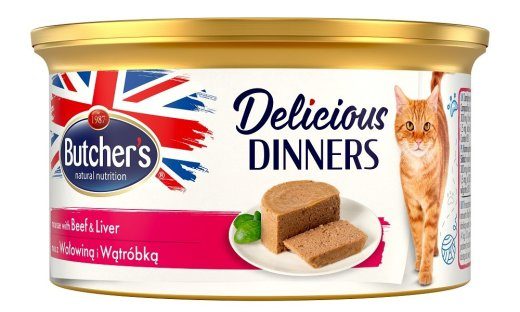 BUTCHER'S Classic Delicious Dinners Veiseliha maksaga