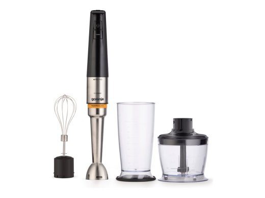 Gorenje HBX1200EB 1200 W Rankinis Blenderis Stiklinės medžiaga Plastikas Stiklinės talpa 0.8 L Nerūdijantis plienas