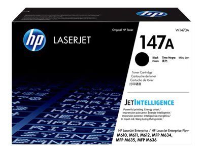 HP 147A must 10500-lehekülje toner W1470A