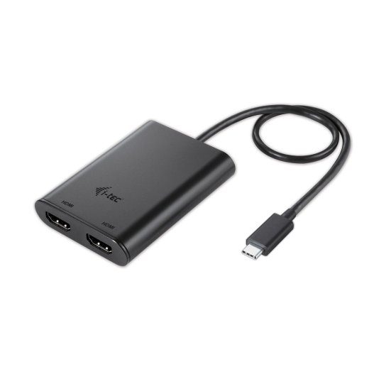 I-TEC USB C to Dual HDMI Port VideoAdapter 2x HDMI Port 4K Ultra HD compatible with Thunderbolt 3