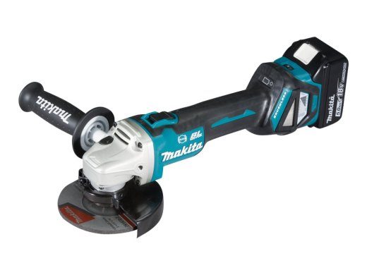 Makita DGA513RTJ 18V Angle Grinder with 2 Batteries Included
