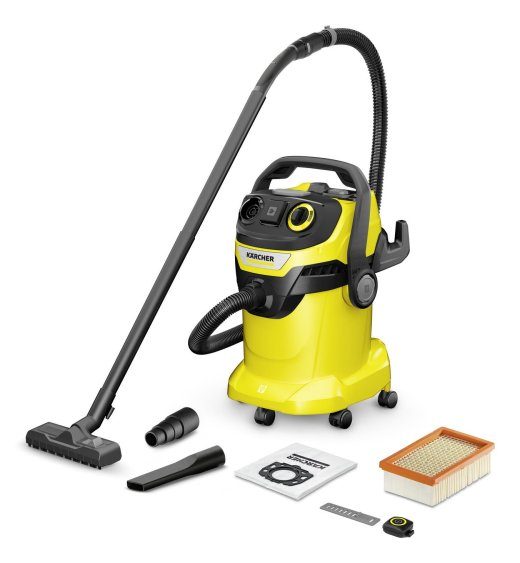 Imemasin KARCHER Sisendvõimsus 1200 W Tolmumahutavus 25 L Trumlimasin Puhastustüüp Kuiv ja märg Tolkukonteiner Tolmikott Värv Must/kollane 1.628-317.0
