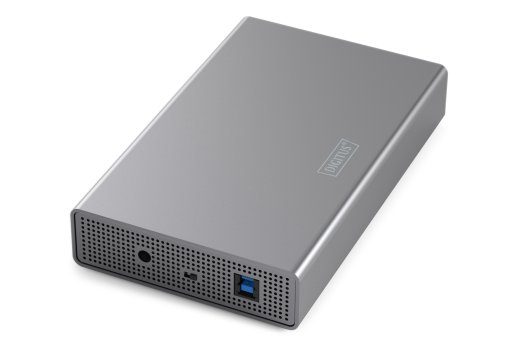 Digitus USB 3.0 kõvaketta korpus, 3.5", SATA, 16TB, alumiinium DA-71106-1