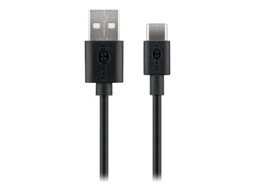 goobay USB Type-C kaabel 2m must