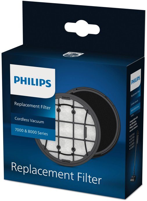 Philips Asendussfilter XV1681/01, Ühilduv: XC7053, XC7055, XC7057, XC8055, XC8057
