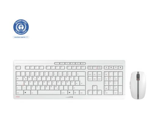 CHERRY STREAM DESKTOP juhtmevaba hiir ja klaviatuuri komplett saksa keeles