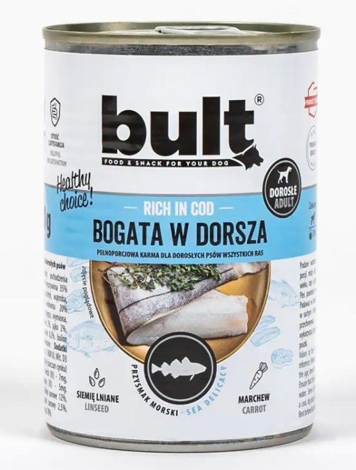 BULT Rich in tursk - Märg koeratoit - 800 g