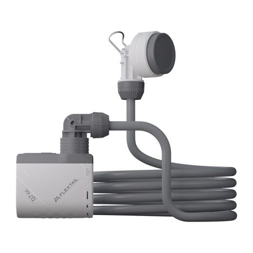 Flextail Tiny Shower nešiojamas dušas su siurbliu (baltas)