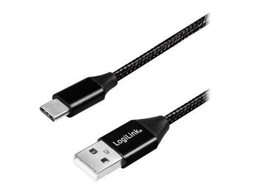 LogiLink USB kaabel 30cm must