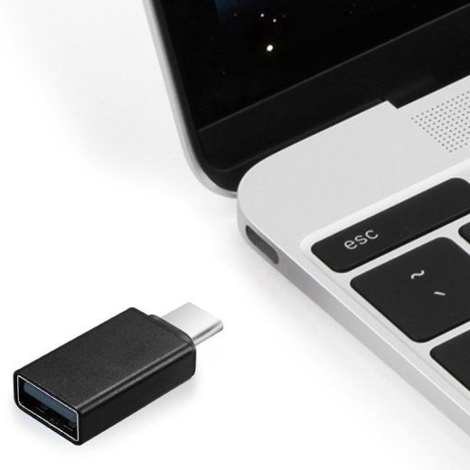 Gembird A-USB2-CMAF-01 USB tüüp-C kuni USB tüüp-A kaabel must