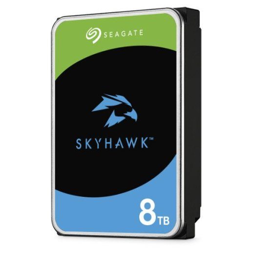 SEAGATE SkyHawk 8TB SATA 256 MB 5400 aps./min. diskai/galvutės 4/8 3,5" ST8000VX010
