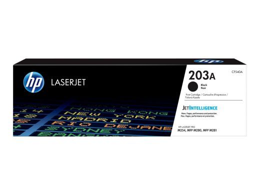 HP 203A must tooner CF540A 1400-leheküljelisele