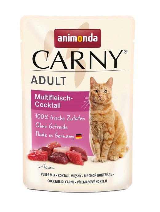 ANIMONDA Carny Adult Meat cocktail - märgkassitoit - 85g