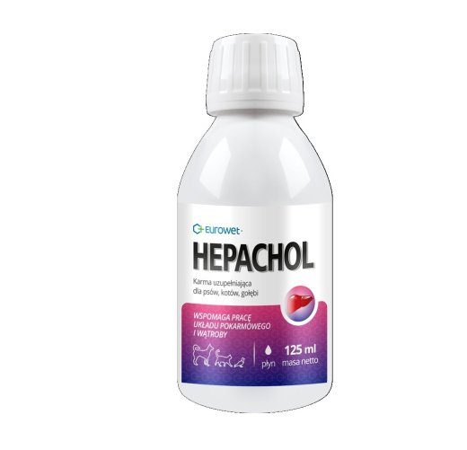EUROWET Hepachol- täiendused koertele ja kassidele - 125ml