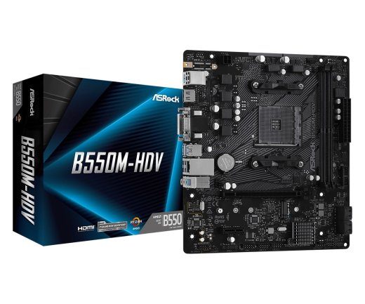 Asrock B550M-HDV Socket AM4 mikro ATX AMD B550 emalauda