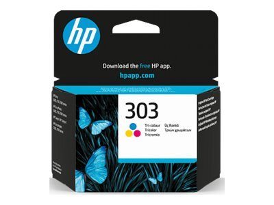 HP 303 trivärv Originaal tsüaan, magenta, kollane